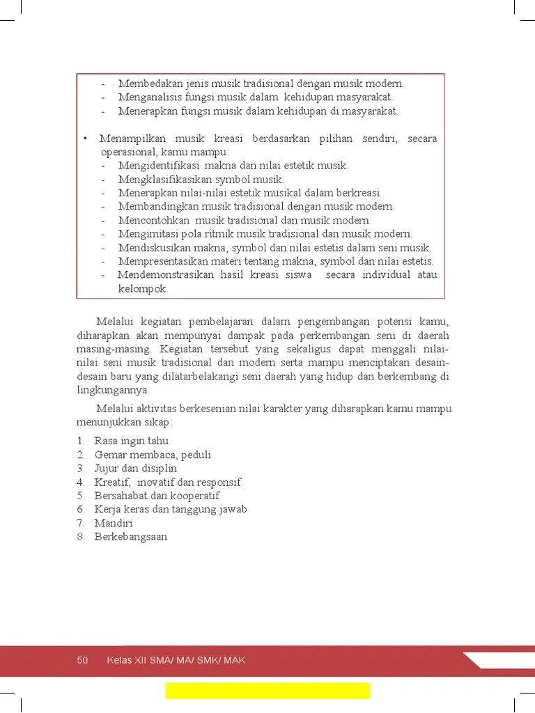Bab 3 Seni Musik Tradisional Dan Modern | PDF