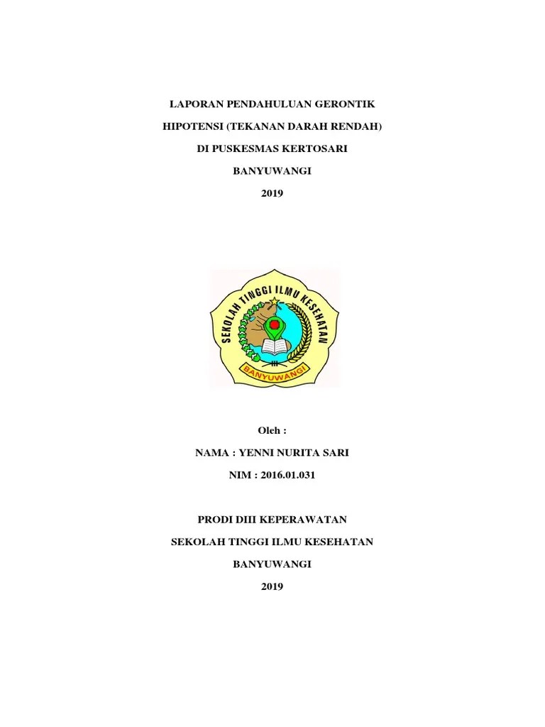Laporan Pendahuluan Hipotensi | PDF