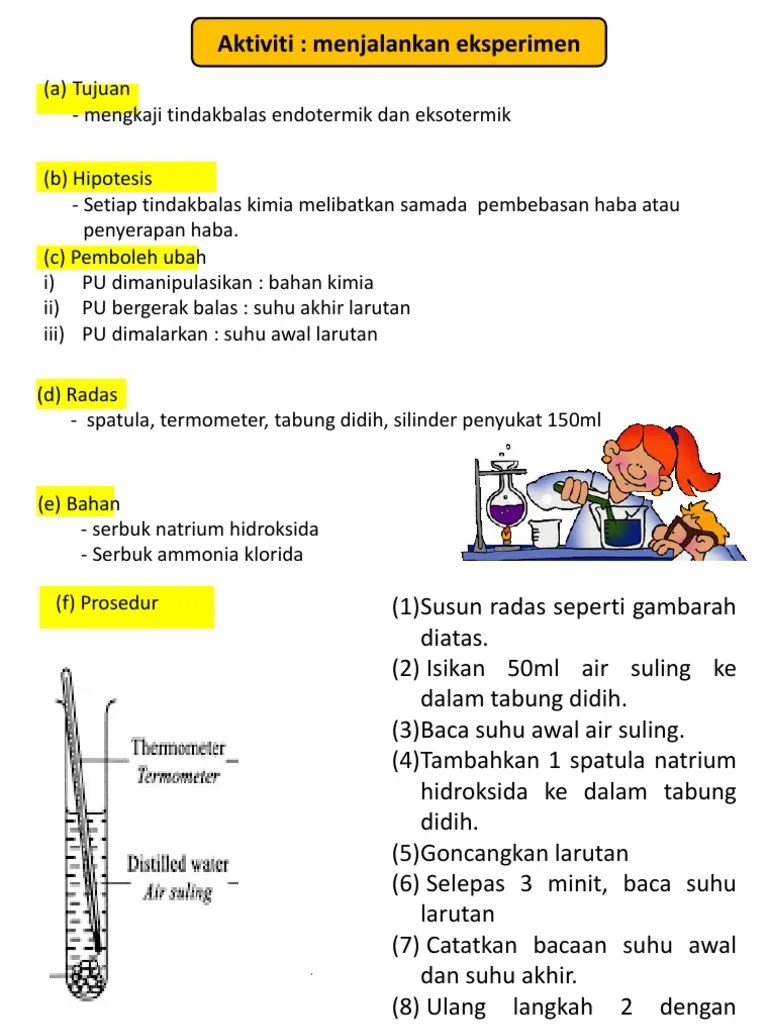 Bab 4 - PEKA Endotermik &amp; Eksotermik | PDF