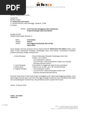 Perbadanan pemaju lot persatuan anak kalumpang (persaka) per :'tajuk :surat tunjuk minat untuk penyewaan lot kedai dua . Contoh Surat Minat Pdf