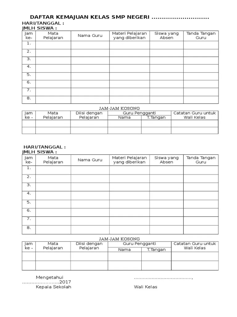 Model rapor sma kurikulum 2013 vinal suaidinmath s blog. 364931510 Format Buku Kemajuan Kelas Untuk Catatan Kesulitan Belajar Siswa Smp Doc