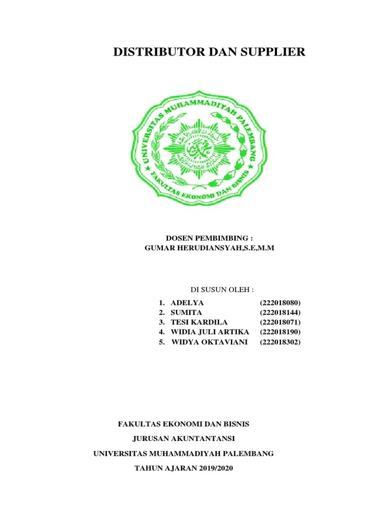 Pengantar Bisnis (Distributor&amp;Supplier)