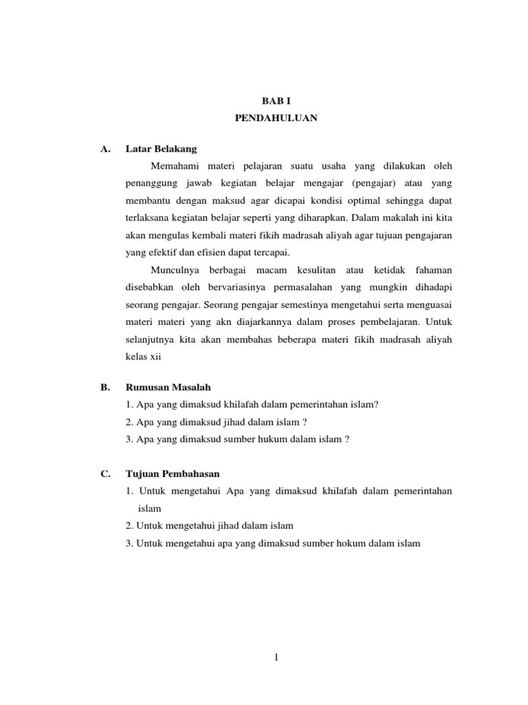 Makalah Jihad | PDF