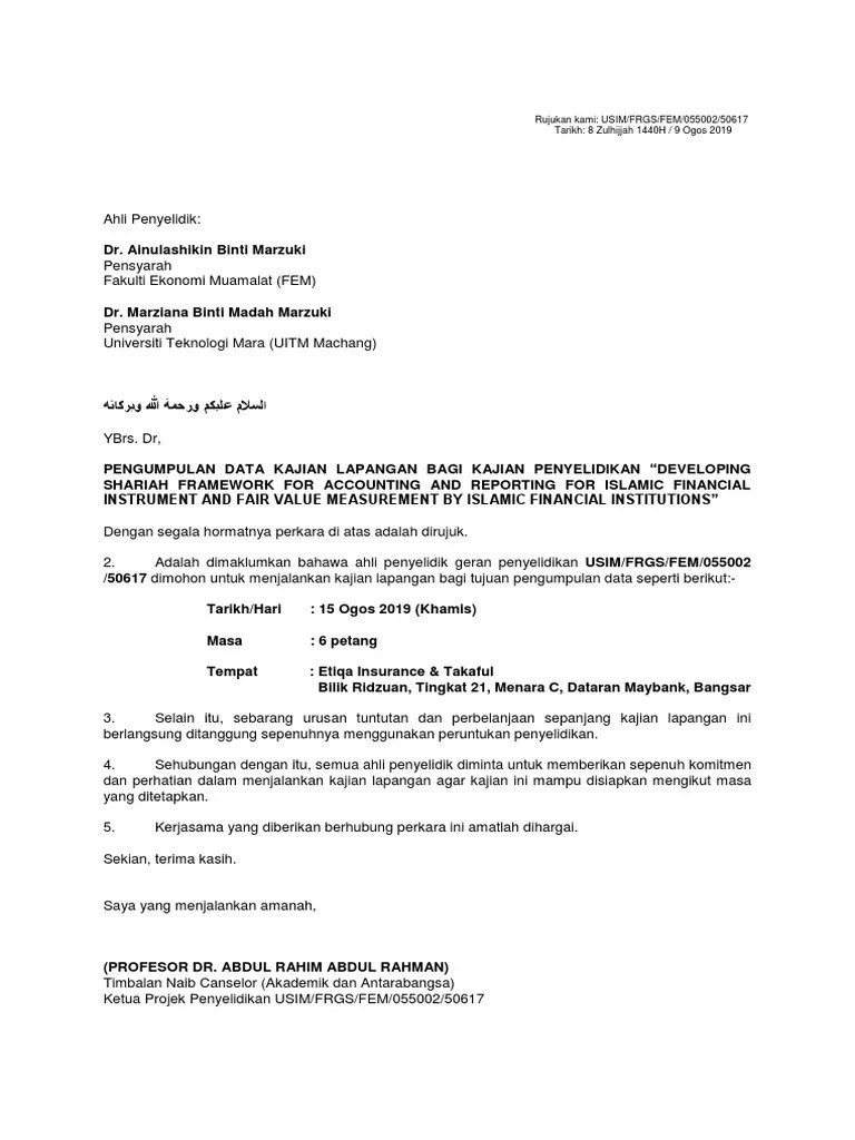 Contoh z contoh surat rasmi kebenaran. Contoh Surat Kebenaran Kajian Lapangan Pdf