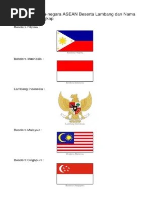 Bendera Negara ASEAN DAN LAMBANGNYA | PDF