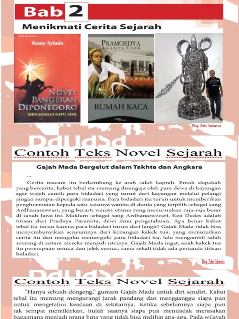 PPT Teks Novel Sejarah - Blog Zuhri Indonesia | PDF