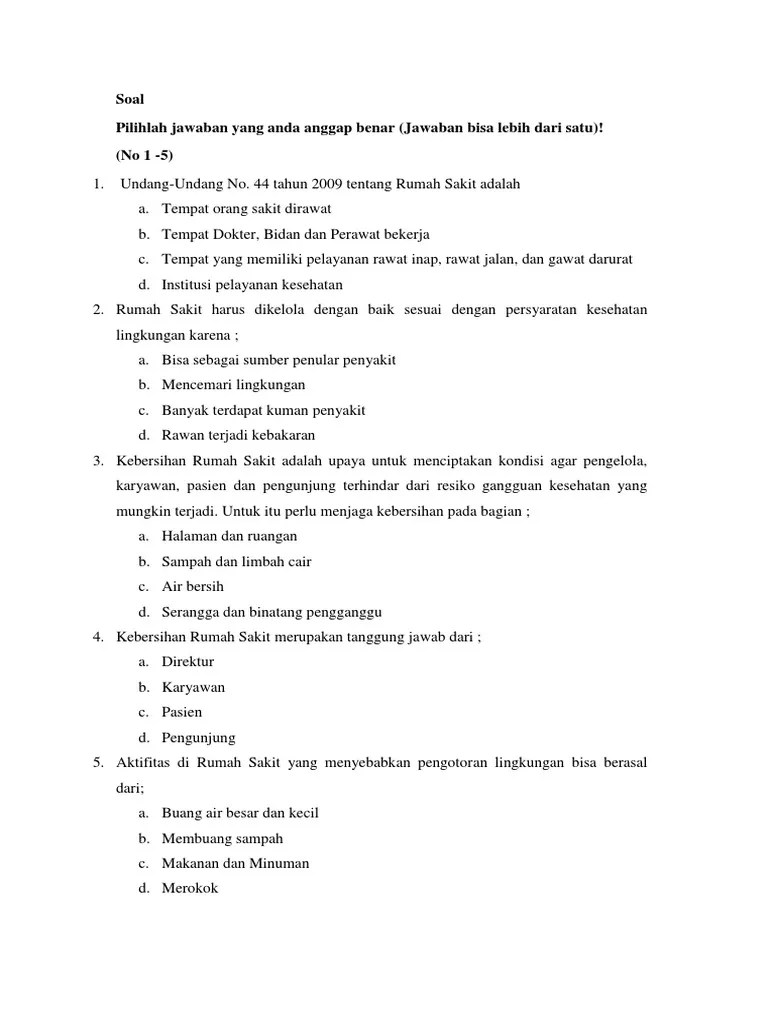 Psikotes 3 jenis tes psikologi dalam seleksi kerja yang. Contoh Soal Tes Cleaning Service Guru Paud