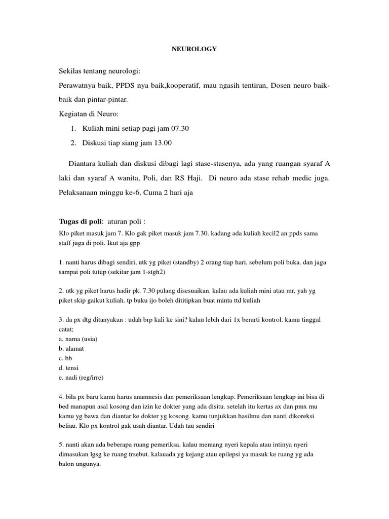 Neurologi | PDF