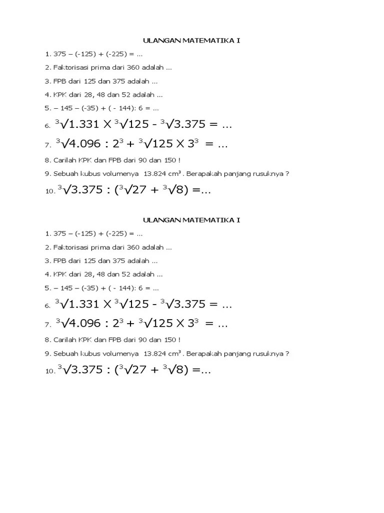 Pada februari 2017, kpk menetapkan tersangka baru dalam kasus hambalang yakni andi zulkarnain mallarangeng alias choel, yang kemudian ditahan oleh kpk (tempo.co, 19/02/17). Ulangan Matematika I Pdf