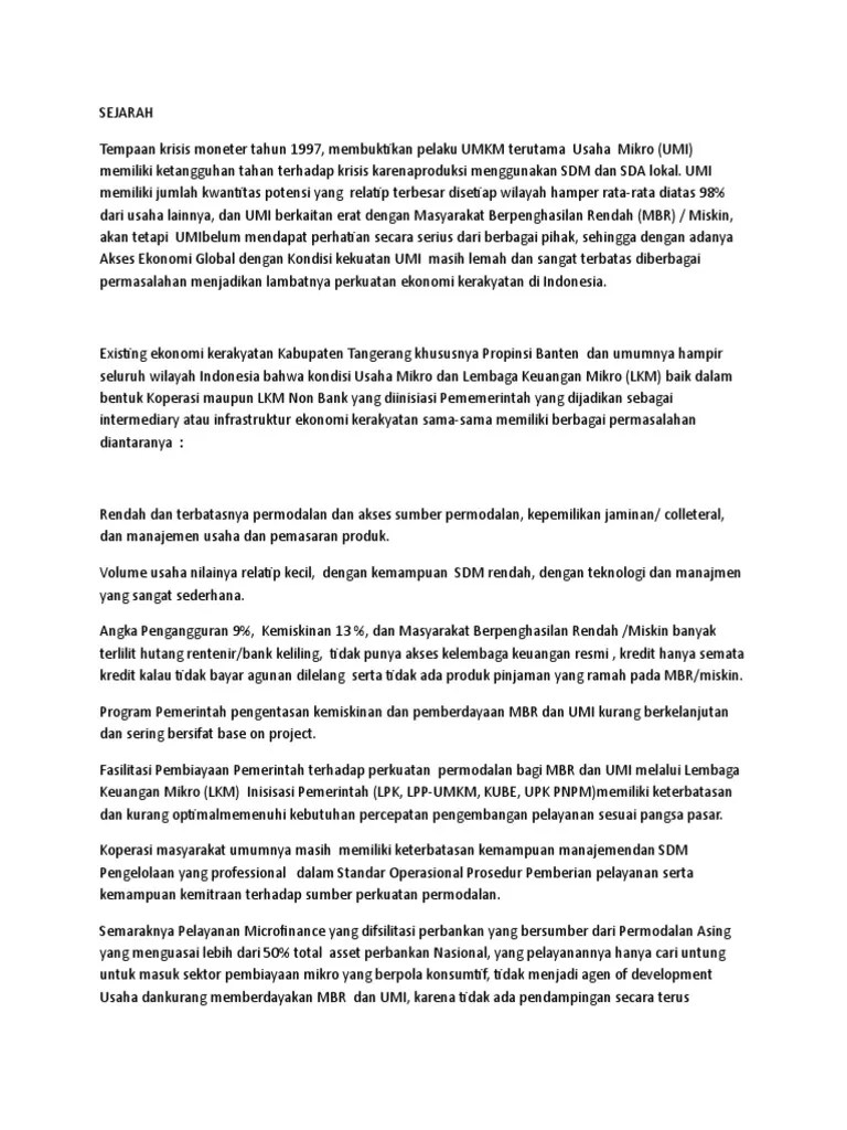 Sejarah Koperasi Abdi Kerta Raharja | PDF