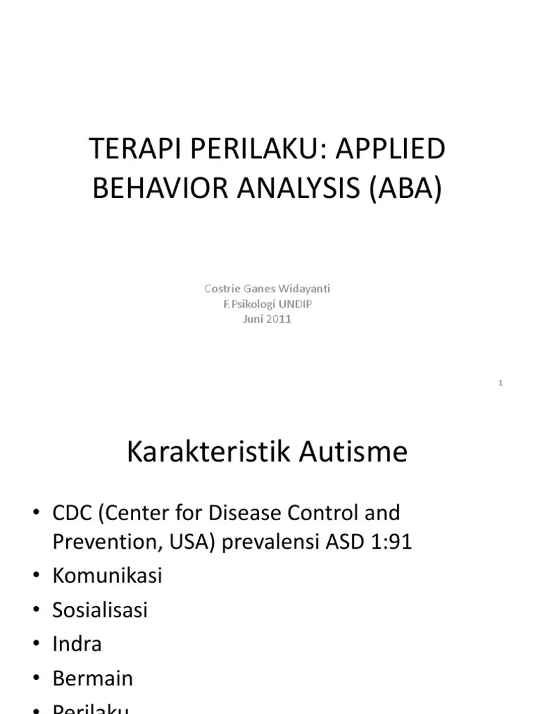 Terapi ABA | PDF
