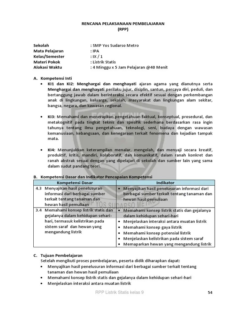 Agar lebih memahami konsep beda potensial, lakukan kegiatan berikut. Soal Listrik Statis Pdf