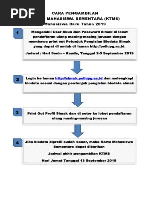 Mekanisme atau tatacara pendaftaran bidikmisi dapat dibagi menjadi 2 cara yaitu; Xtiey Jadwal Dan Pentunjuk Pengisian Biodata Simak Pdf