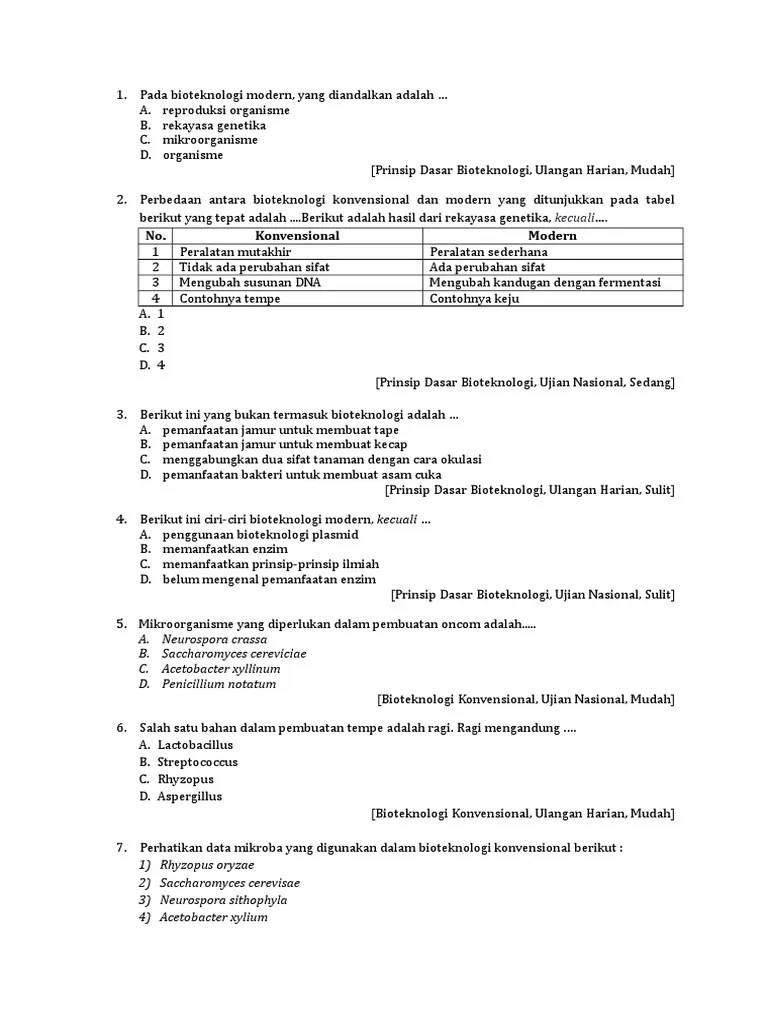 Chapter 4 Bioteknologi | PDF