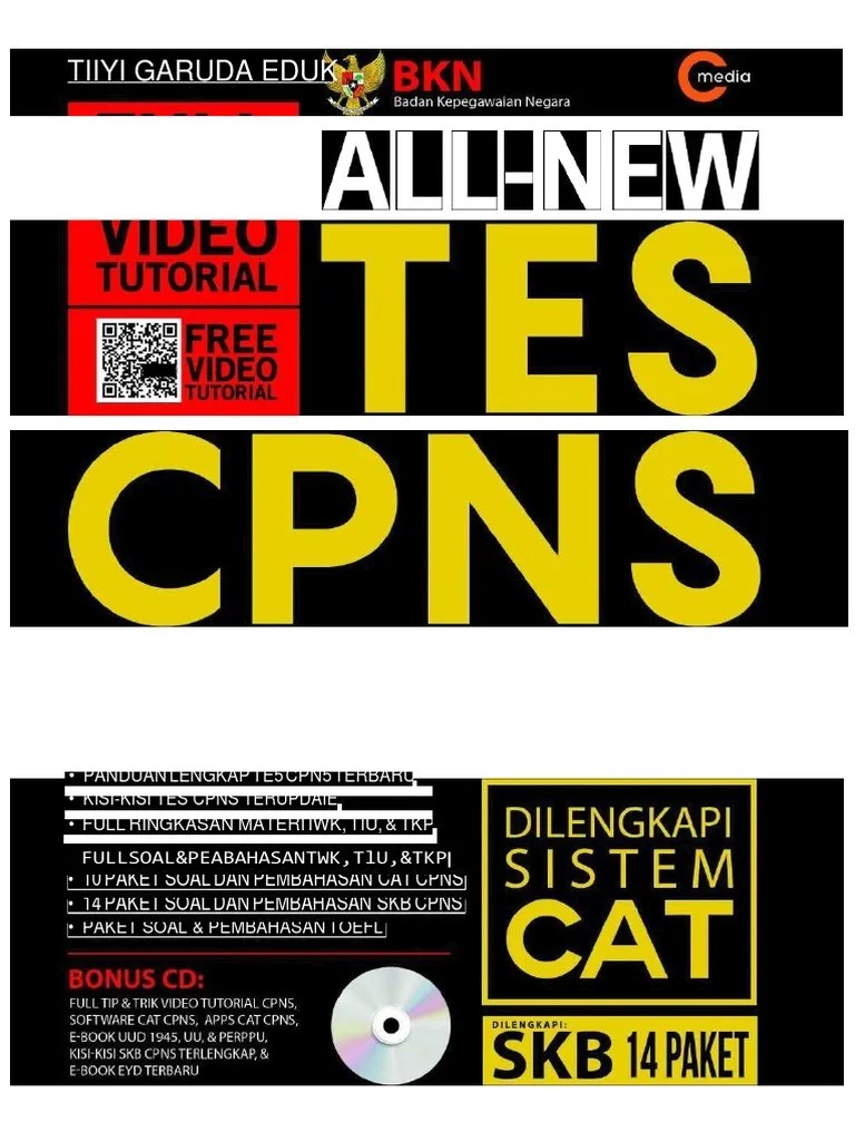 Soal ini juga dilengkapi dengan kunci jawaban dan pembahasan sehingga tepat digunakan untuk persiapan menghadapi tes cpns. Soal Cpns All New Tes Cpns 2018 Pdf