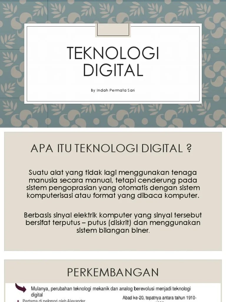 Teknologi Digital Fisika Kelas 12 | PDF