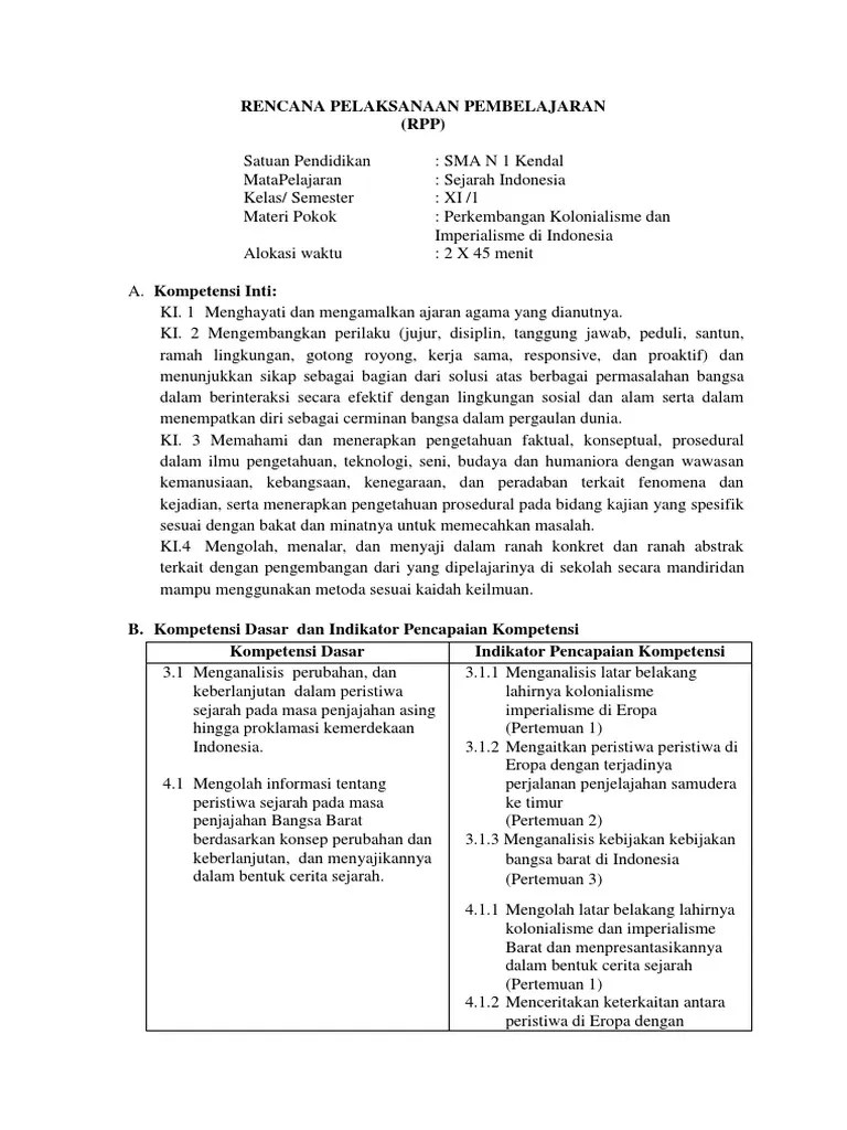 Eropa pada tahun 1450 sampai 1650 menemui masa penemuan (age of . Rpp 4c Print Baru Pdf