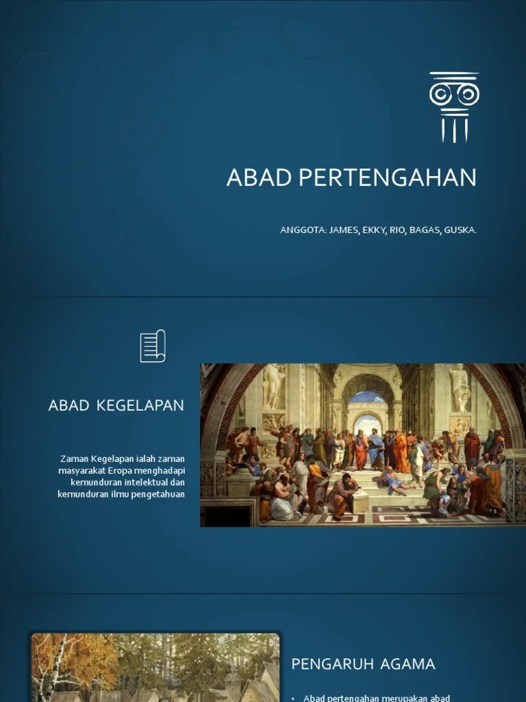 Buku ini membahas sejarah eropa kuno sejak muncul dan berkembangnya yunani dan romawi; Persentasi Sejarah Peminatan Materi Abad Kegelapan Pdf