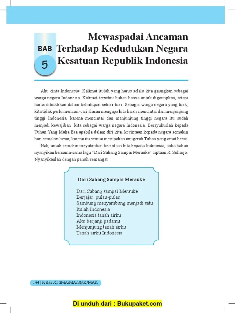 Pembaca sekolahmuonline, berikut ini kami sajikan contoh soal pilihan ganda lengkap dengan jawabannya mata pelajaran pendidikan pancasila dan kewarganegaraan (ppkn) kelas x bab 6 yang membahas tentang ancaman terhadap negara dalam bingkai bhinneka tunggal ika. Bank Soal Pkn Kelas Xi Mewaspadai Ancaman Terhadap Kedudukan Nkri Jawabanku Id