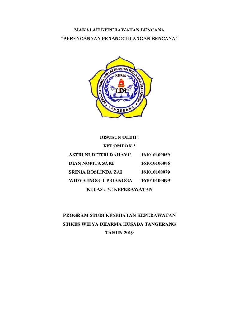 Storage device merupakan media penyimpan data komputer yang memiliki berbagai macam jenis. Makalah Keperawatan Bencana Fix Pdf