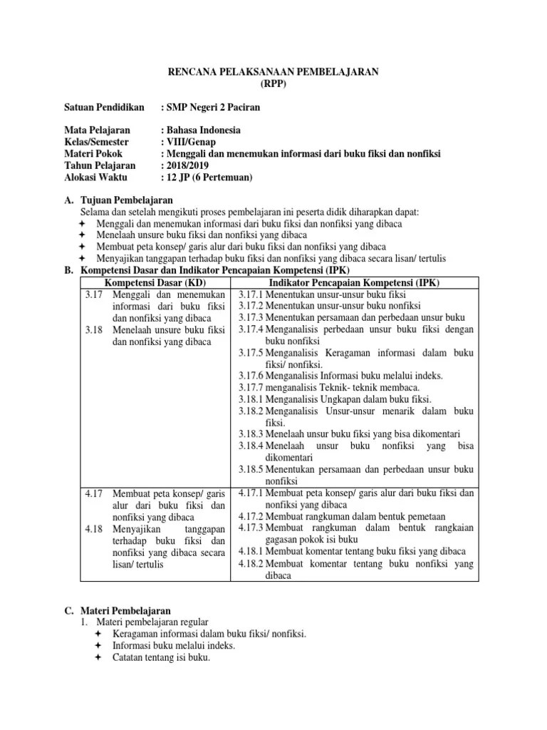 Berikut ini yakni kumpulan referensi soal yang sanggup dipakai sebagai tes dan latihan soal untuk bahan belahan terakhir kelas 7 bahasa indonesia kurikulum . Contoh Soal Materi Buku Fiksi Dan Nonfiksi Kelas 8 Jawabanku Id