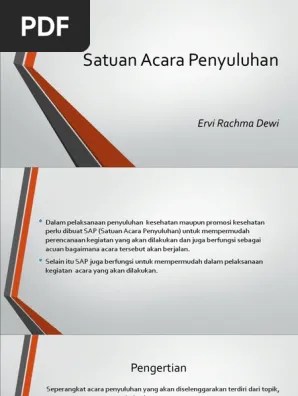 Penyusunan SAP | PDF