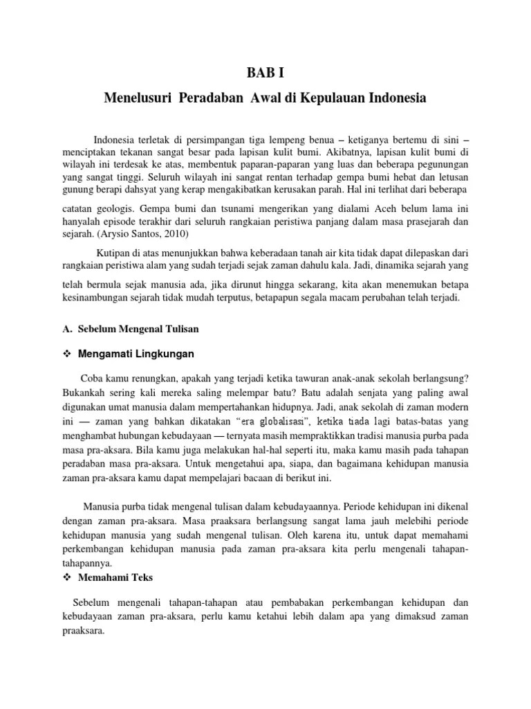 Menelusuri peradaban awal di kepulauan indonesia sebelum mengenal tulisan. Peradaban Awal Di Kepulauan Indonesia Sebelum Mengenal Tulisan Python