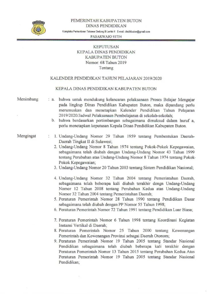 Pp No 28 Tahun 1990 Tentang Pendidikan Dasar - Terkait Pendidikan