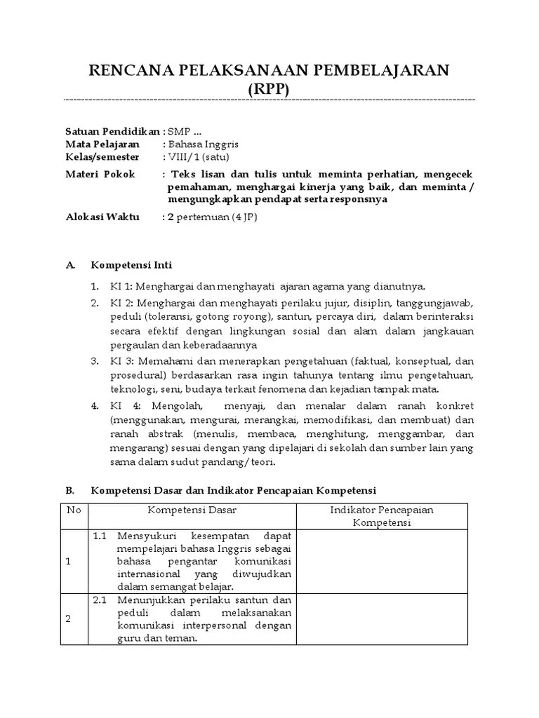 Dialog bahasa inggris tentang attention Unit 1 Rpp Attention Please Docx 8 Pdf