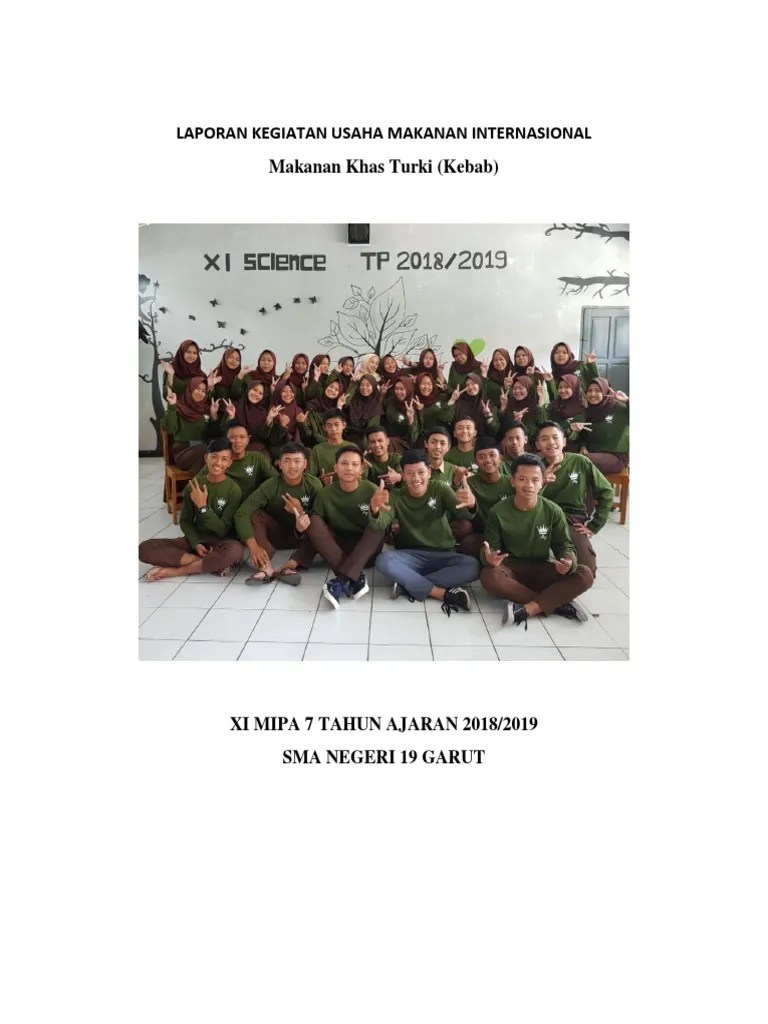 Laporan Kegiatan Usaha Makanan Internasional | PDF