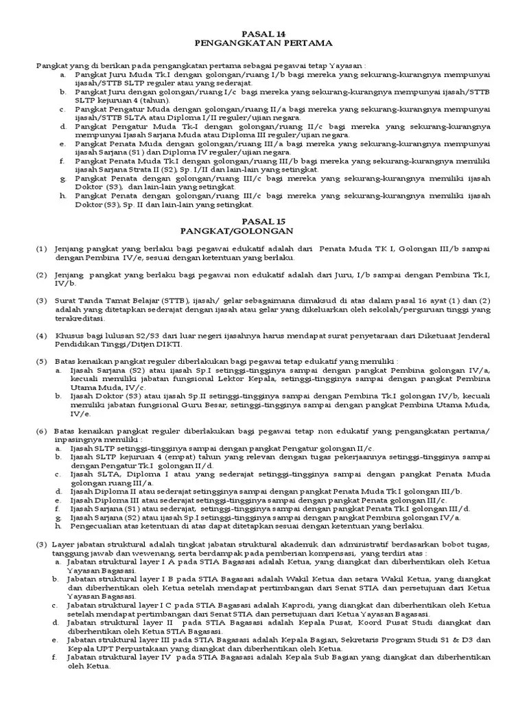 Golongan Tenaga Edukatif Dan Non Edukatif | PDF