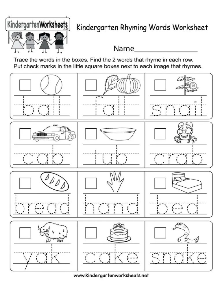 preschool rhymings printables kindergarten worksheet free english pre worksheets prin cut and paste pdf printable activities seuss rhyme childrens rhyming scientific method puzzle pdf