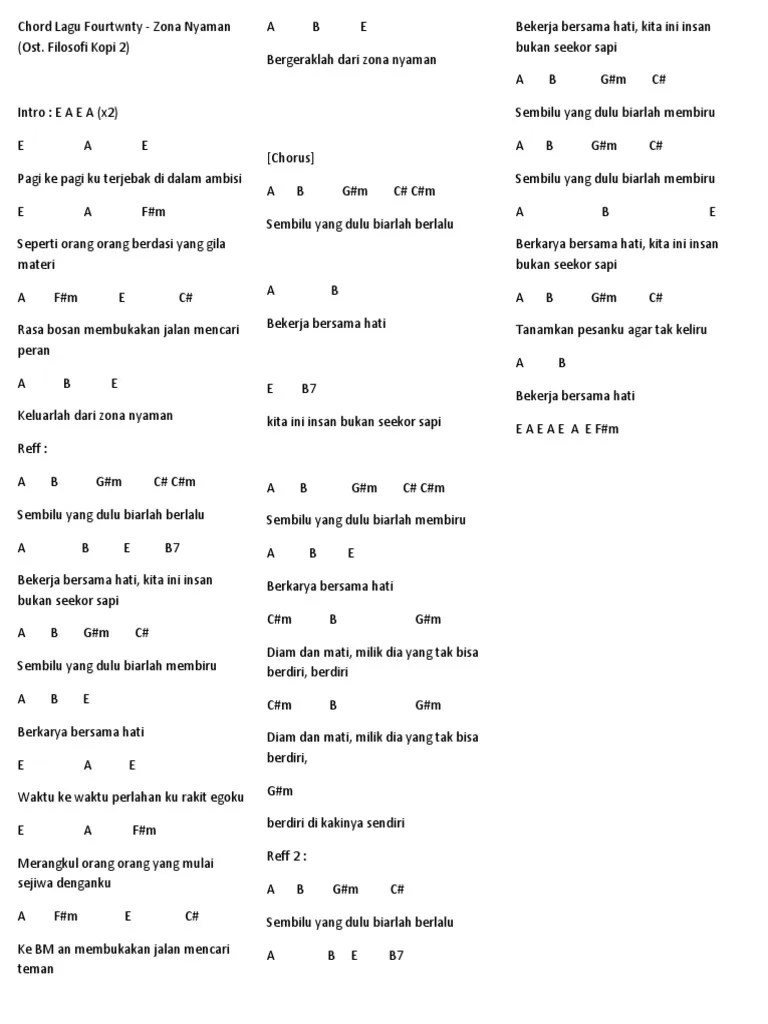 Lirik Dan Kunci Gitar Lagu Sembilu Yang Dulu