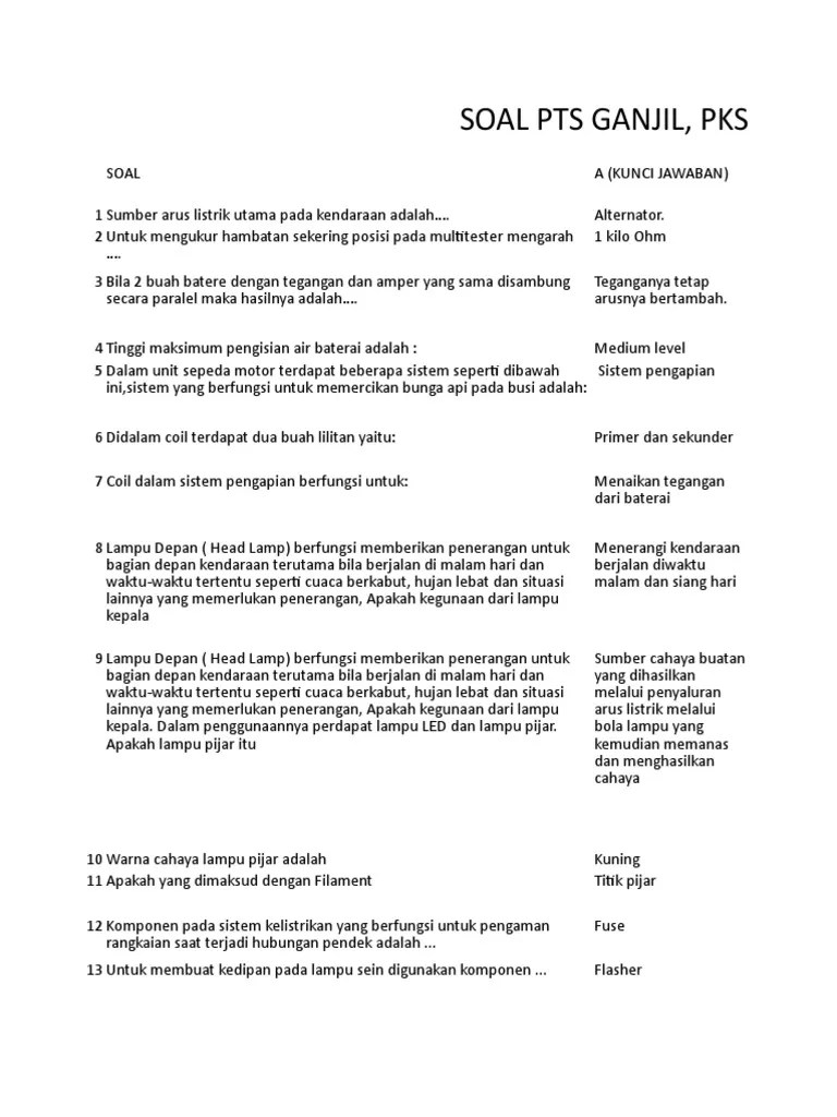 Soal PTS Ganjil 2019 by Ahmad Ridhwan HF