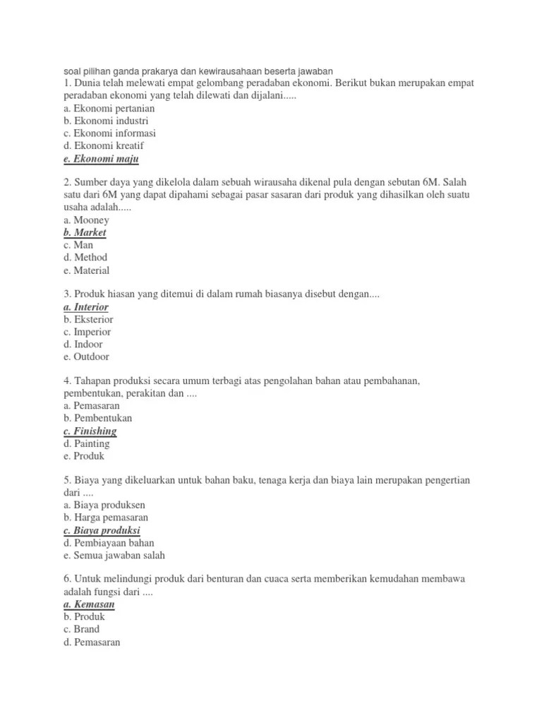 Contoh Laporan Hasil Analisis Sederhana Dari Peluang Usaha Produk Kerajinan  Tersebut - Nusagates