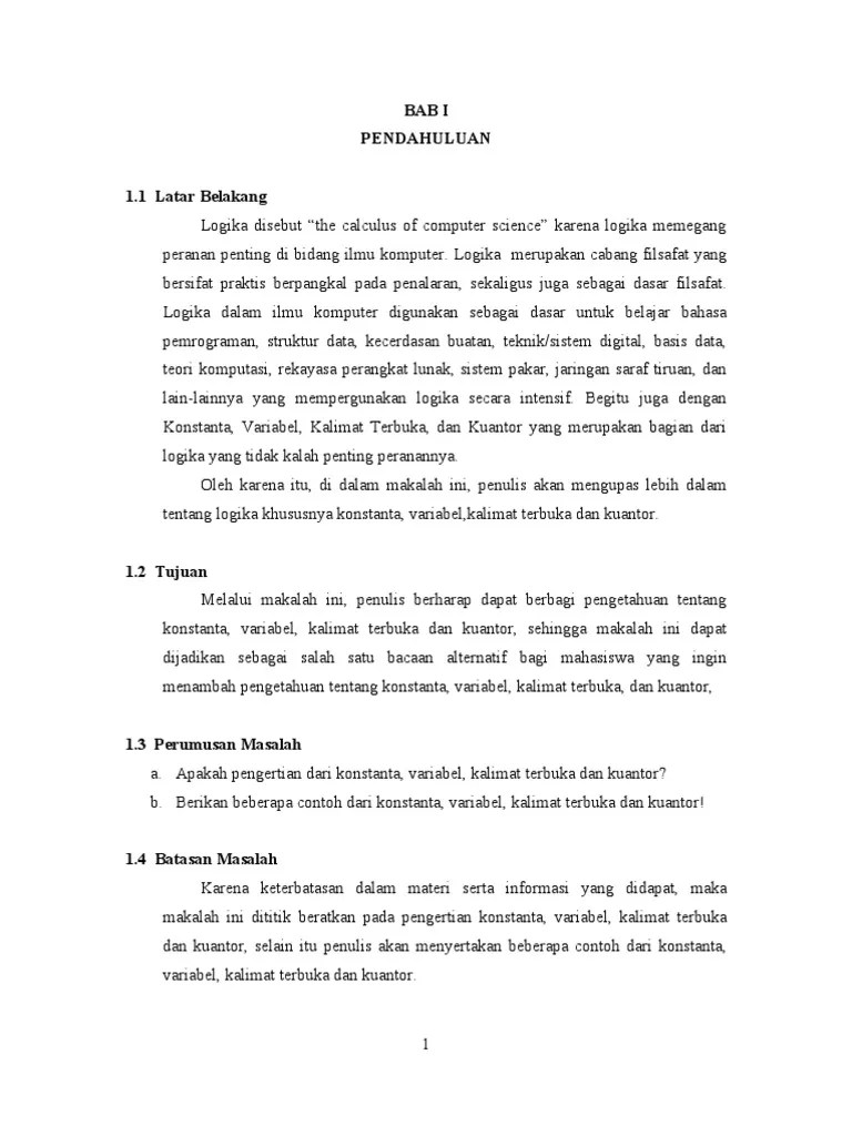 Contoh Pembatasan Masalah Dalam Karya Tulis