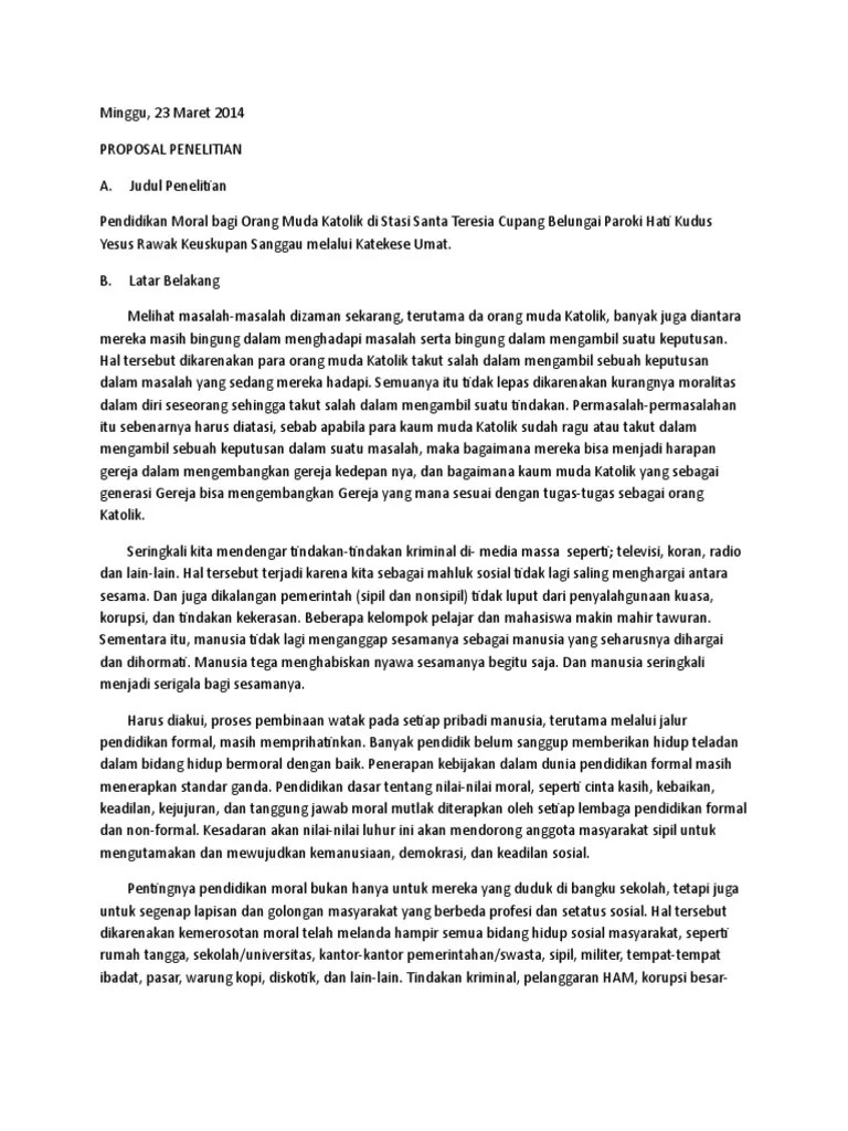 Proposal Penelitian | PDF