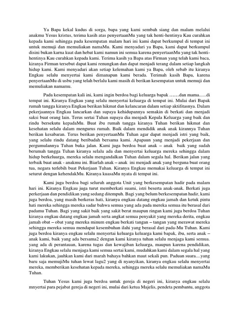 Bacaan doa setelah azan bahasa arab, latin, dan artinya, keutamaan: Doa Syafaat Tutup Usbu Pdf