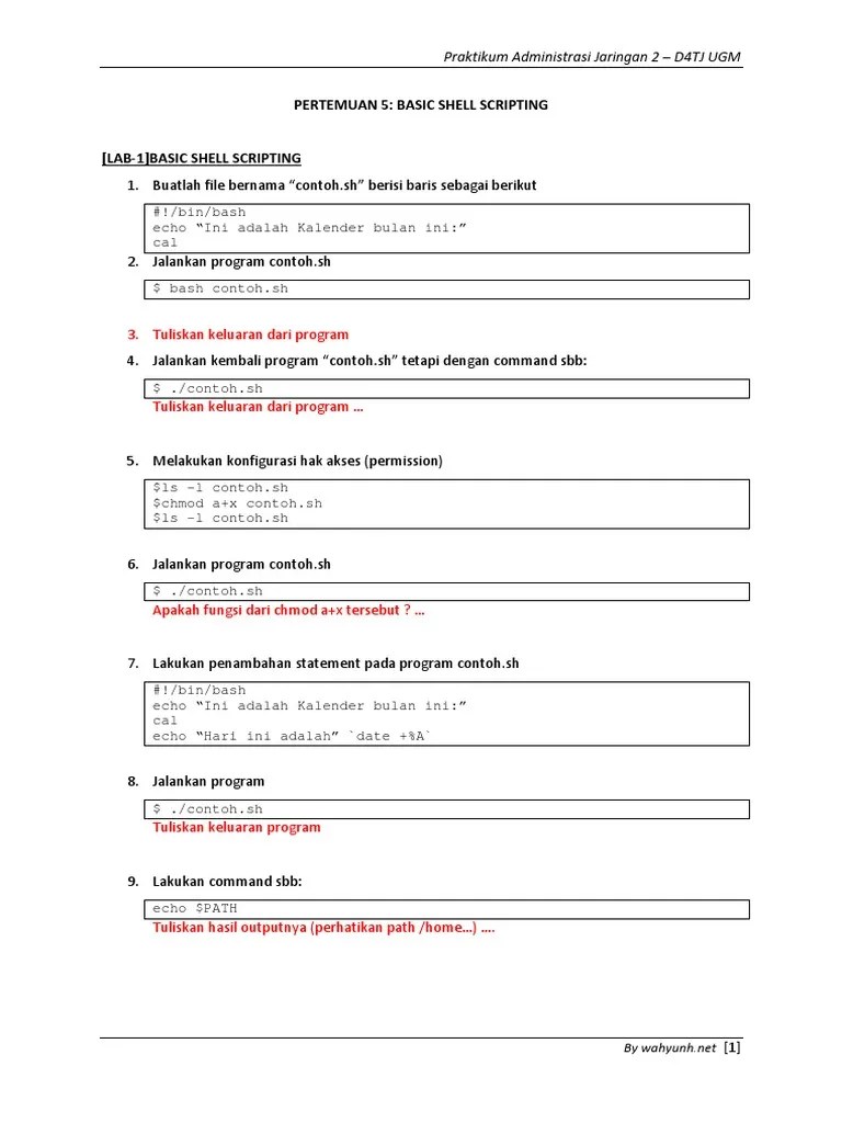 Basic Scripting | PDF