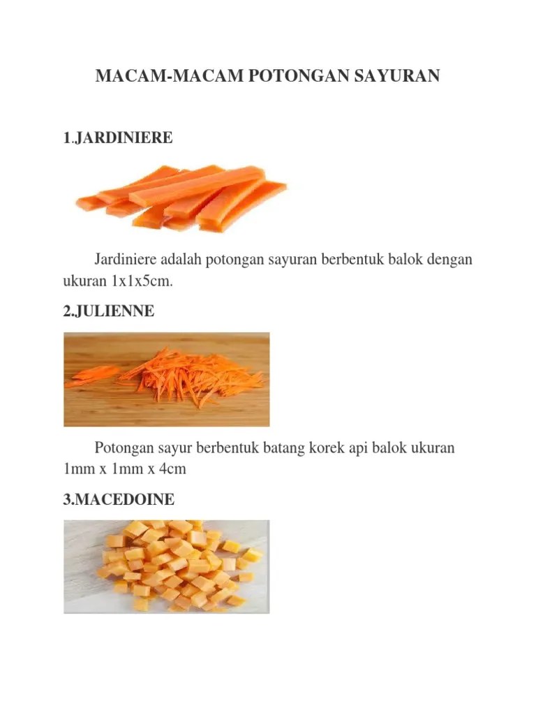 Macam Macam Potongan | PDF