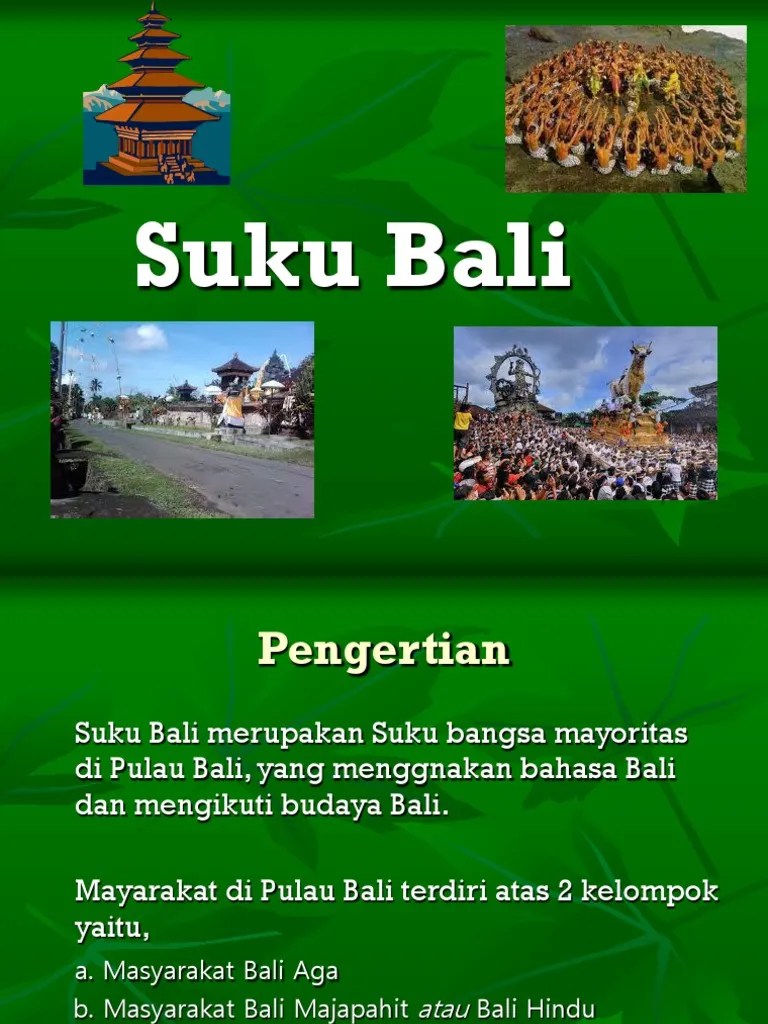 Suku Bali | PDF