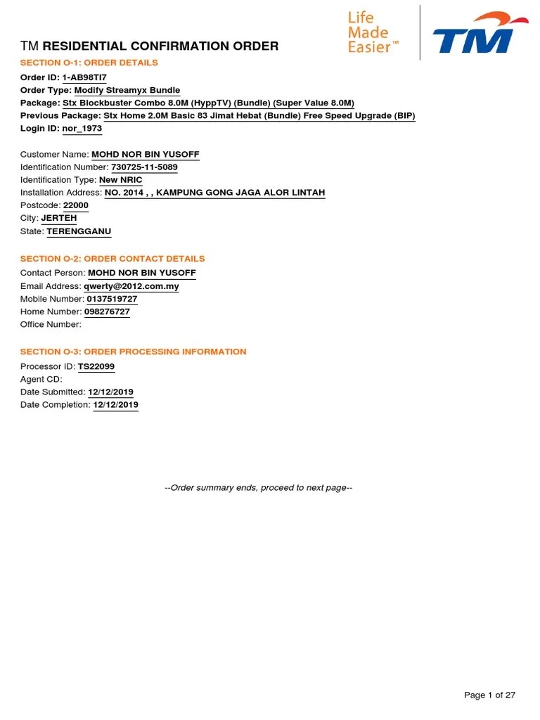 Harga pelan 100mbps unifi pek oku dilihat lebih mahal daripada pakej 100mbps biasa. Eform E20191212000293 Pdf Iptv Internet Access