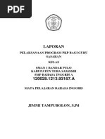 Dengan selesainya penulisan best practice ini penulis mengucapkan terima kasih pada semua pihak yang. Laporan Pelaksanaan Pkp Bahasa Inggris Kelas 120028 1213 93157 A Pdf