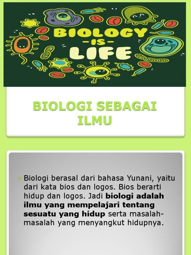 Biologi Sebagai Ilmu