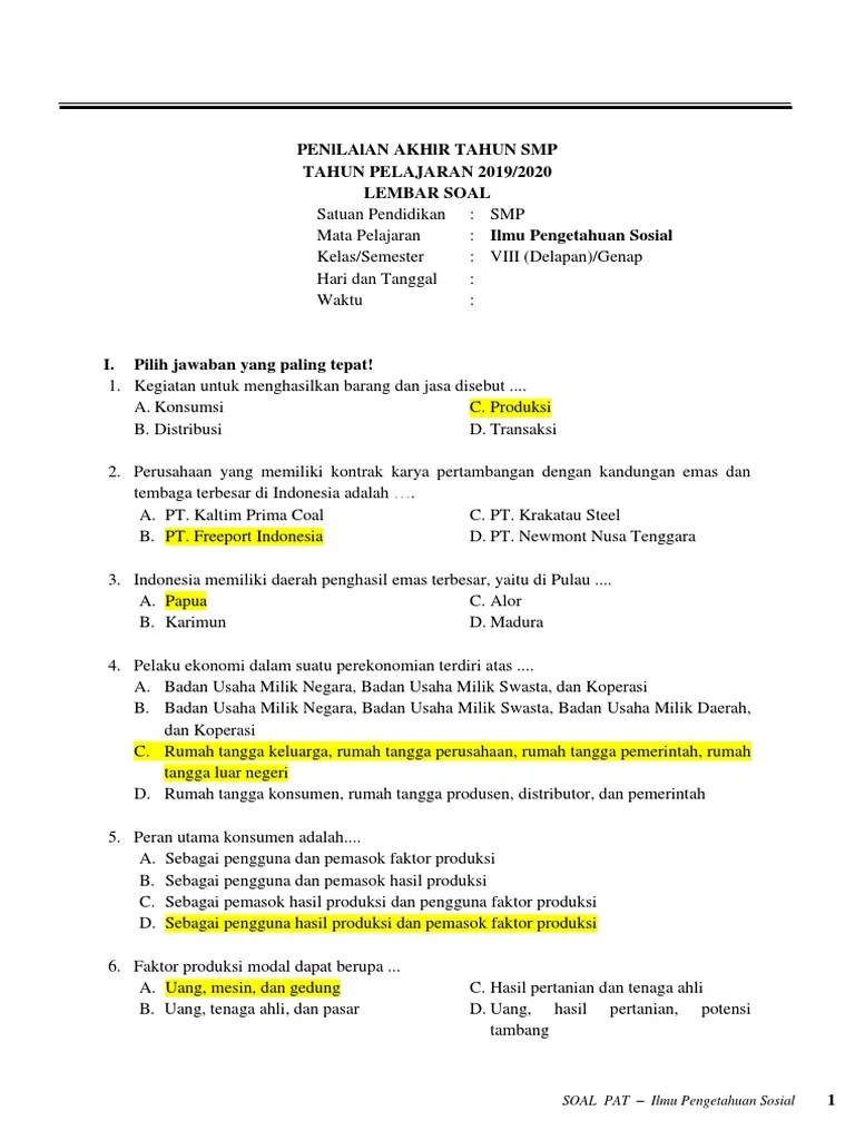 Dalam skala yang lebih luas, arus lingkar kegiatan ekonomi akan nampak seperti. Soal Soal Kelas Pasar Dan Koperasi Kelas 8 Masnurul