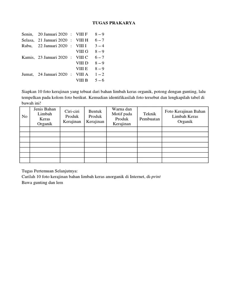 Tugas Prakarya