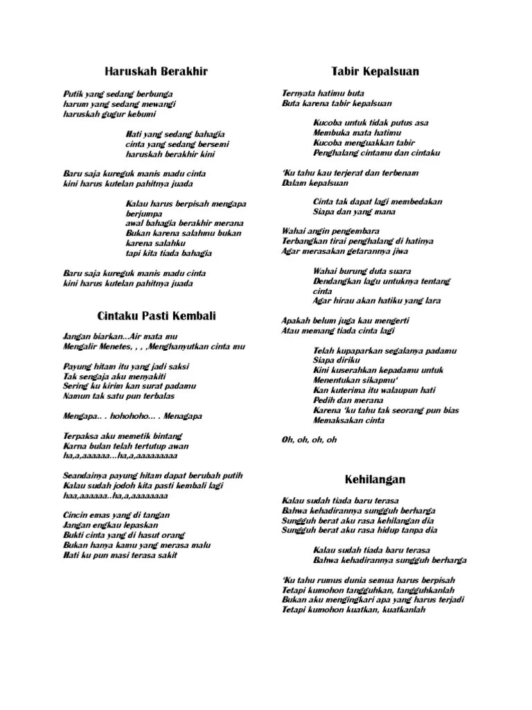 Lirik Lagu | PDF