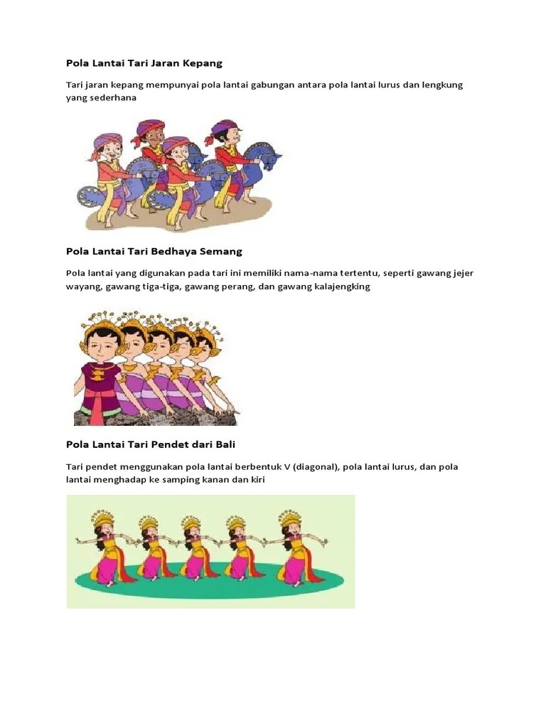 Tujuan pola lantai tari daerah: Pola Lantai Tari Daerah Pdf