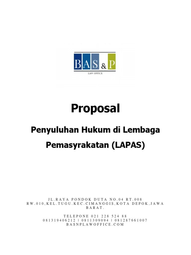 Proposal Penyuluhan Hukum | PDF