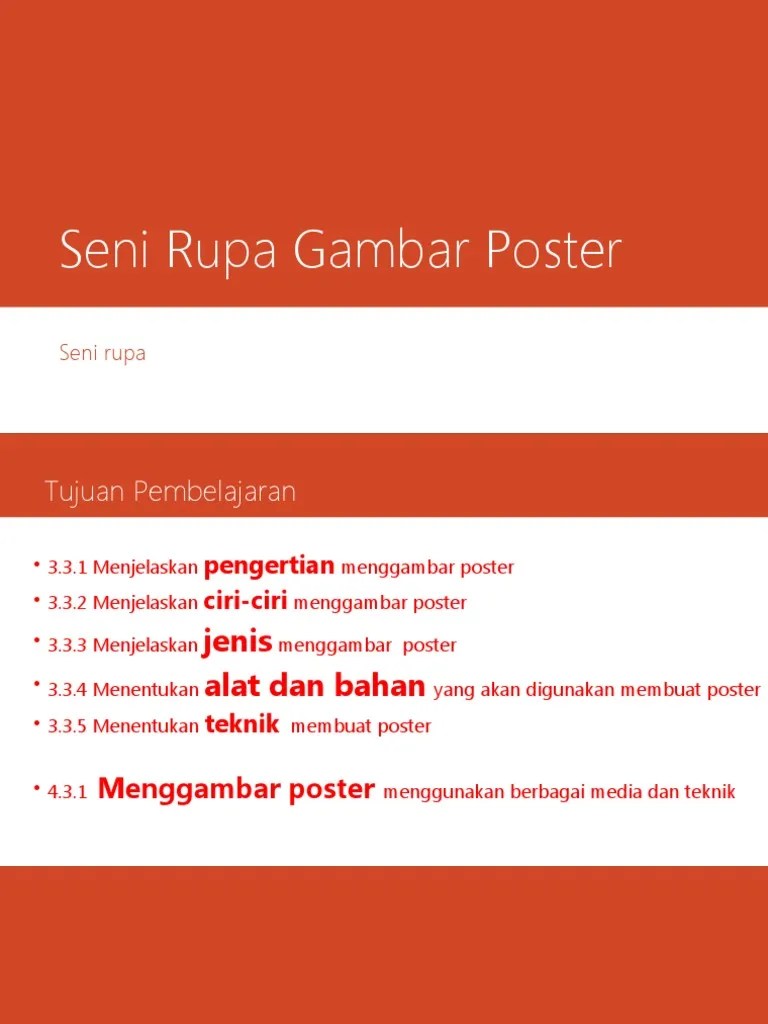 Sebutkan alat dan bahan untuk membuat gambar poster.13/10/2021 setidaknya ada 9 alat dan bahan seni lukis yang biasa digunakan oleh para . Menggambar Poster Pdf